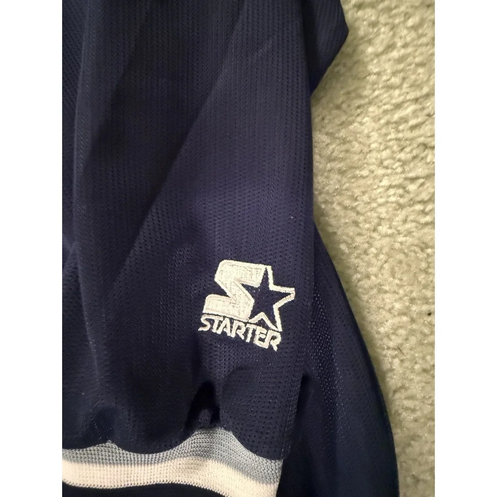 Vintage 1990s Starter Pro Line Dallas Cowboys Navy pullover size L - Picture 2 of 5